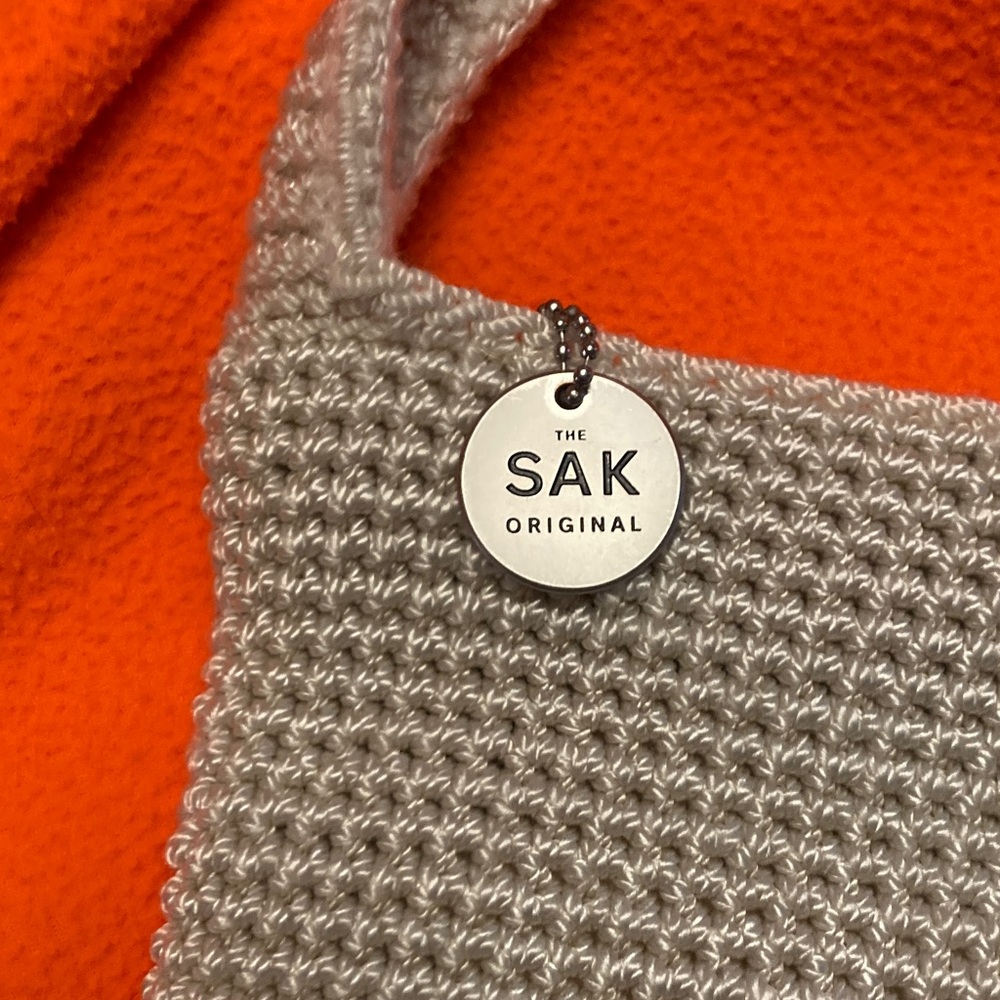 The Sak Taupe Crochet Shoulder Bag - Picture 2 of 4